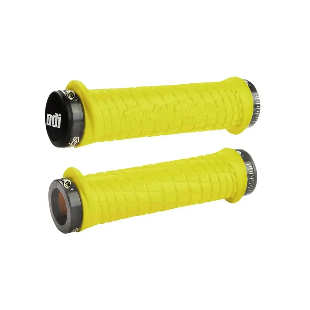 Odi Troylee Designs Lock-On Grips Yellow/Grey Clamps